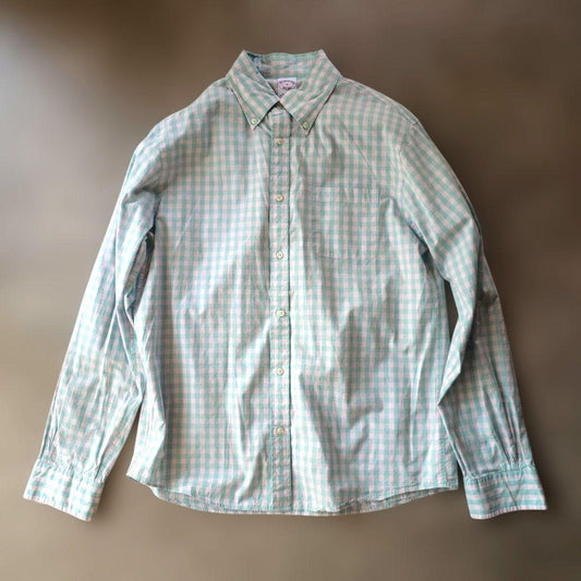 BROOKSBROTHERS BD check shirts M