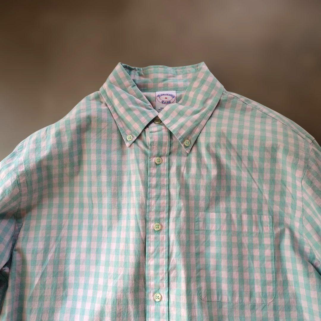 BROOKSBROTHERS BD check shirts M
