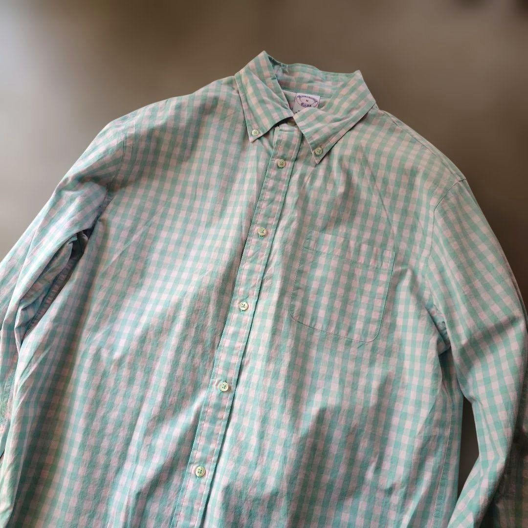 BROOKSBROTHERS BD check shirts M