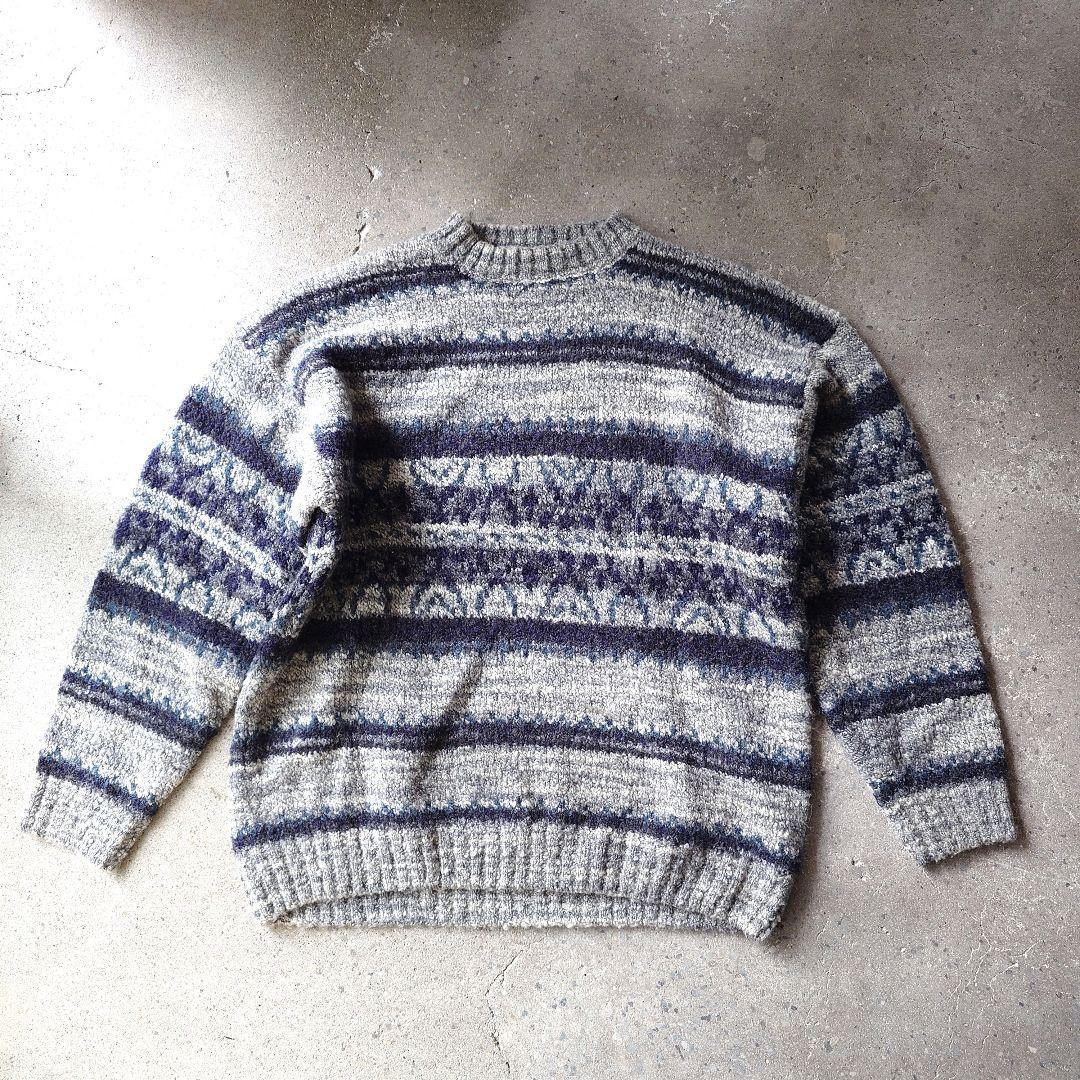 GEOFFREY BEENE acryle knit XL アクリルニット