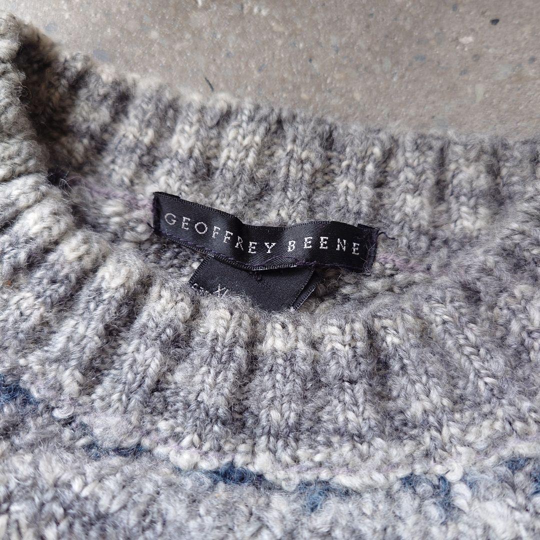 GEOFFREY BEENE acryle knit XL アクリルニット