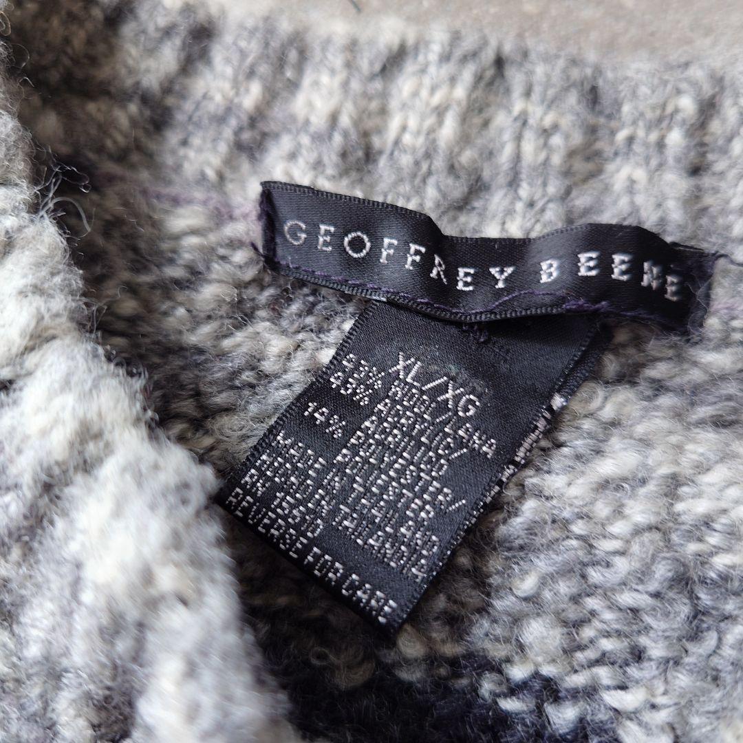 GEOFFREY BEENE acryle knit XL アクリルニット