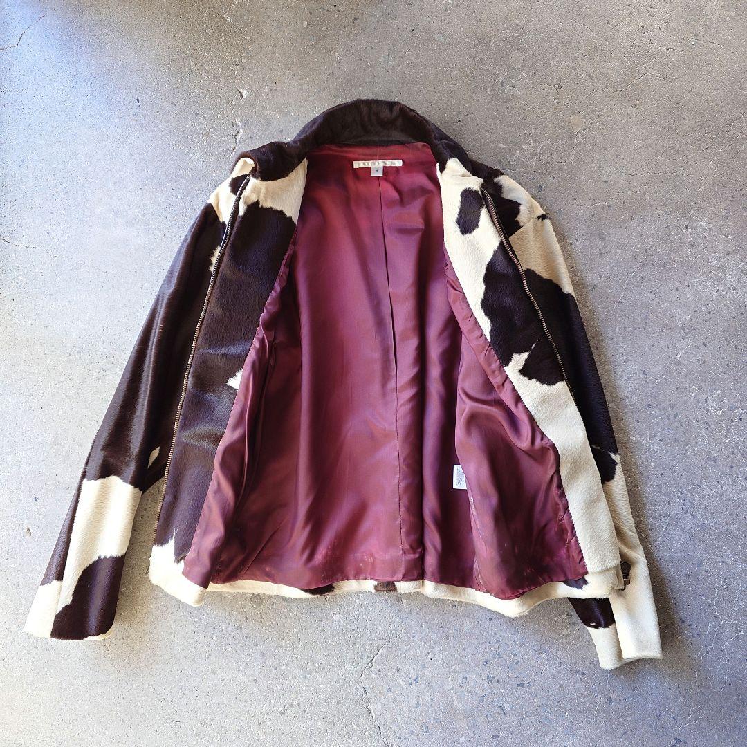 perry ellis ペリーエリス　90年代　ハラコ　レザージャケット　M
