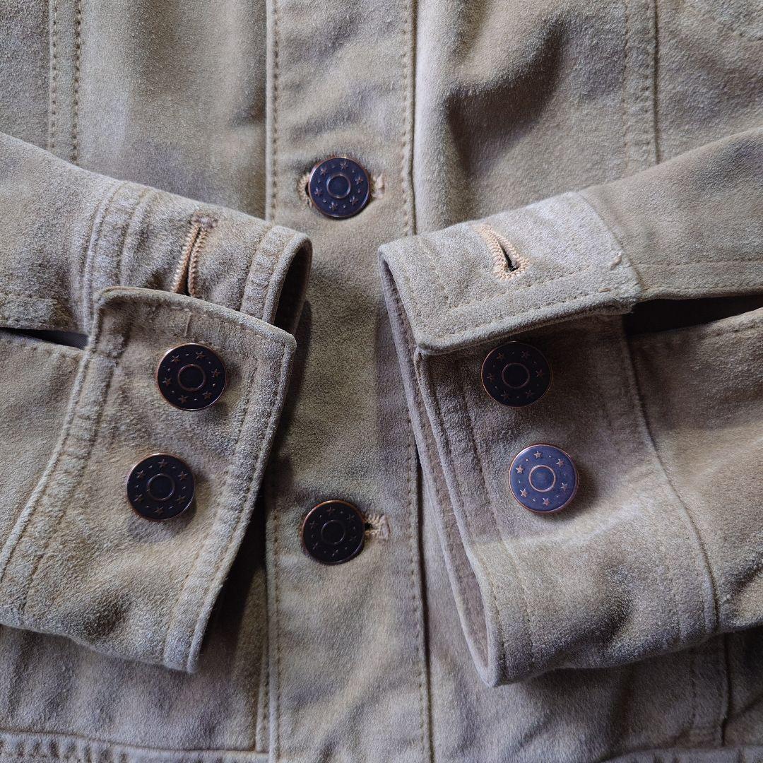 90s WINDARMOR suede traucker jacket L