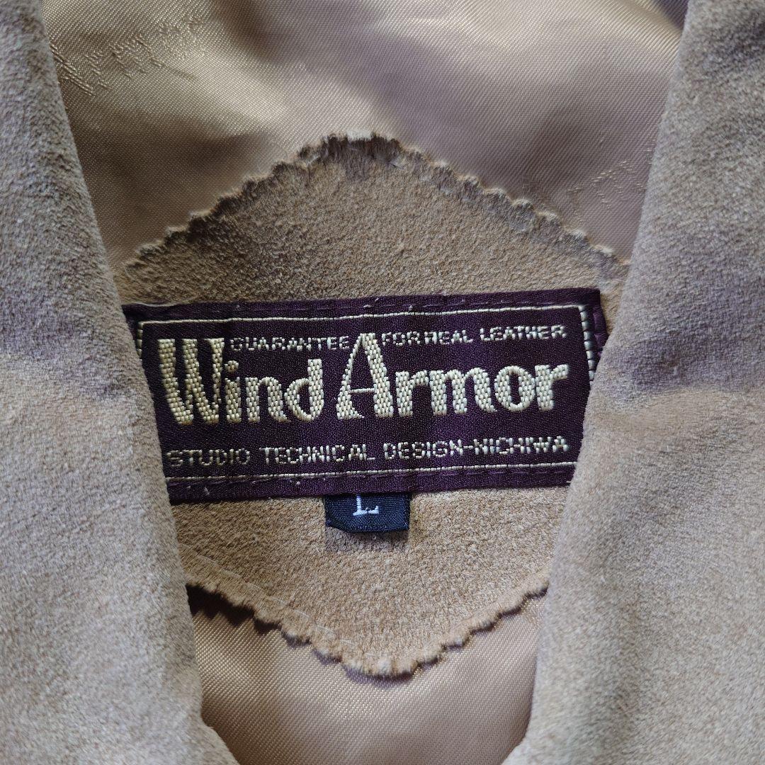 90s WINDARMOR suede traucker jacket L