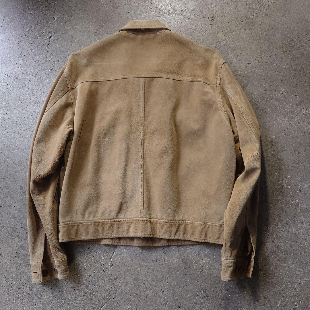90s WINDARMOR suede traucker jacket L