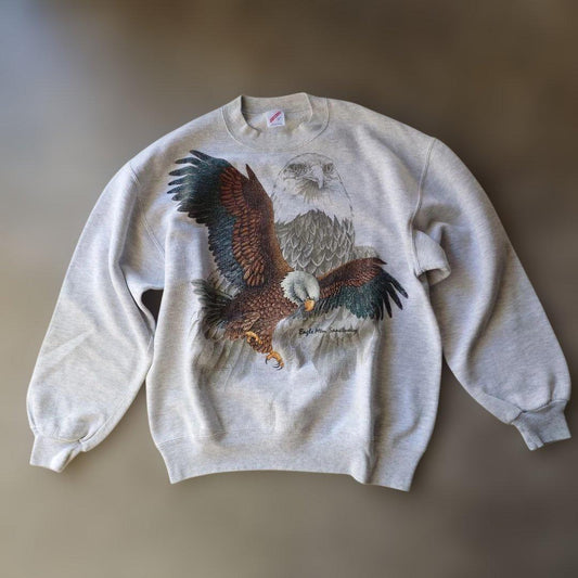 used sweat eagle USA jerzees L