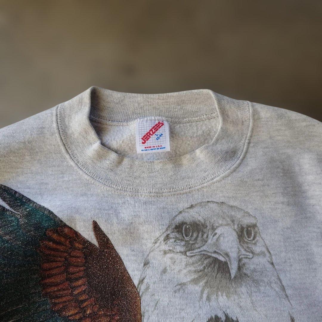 used sweat eagle USA jerzees L