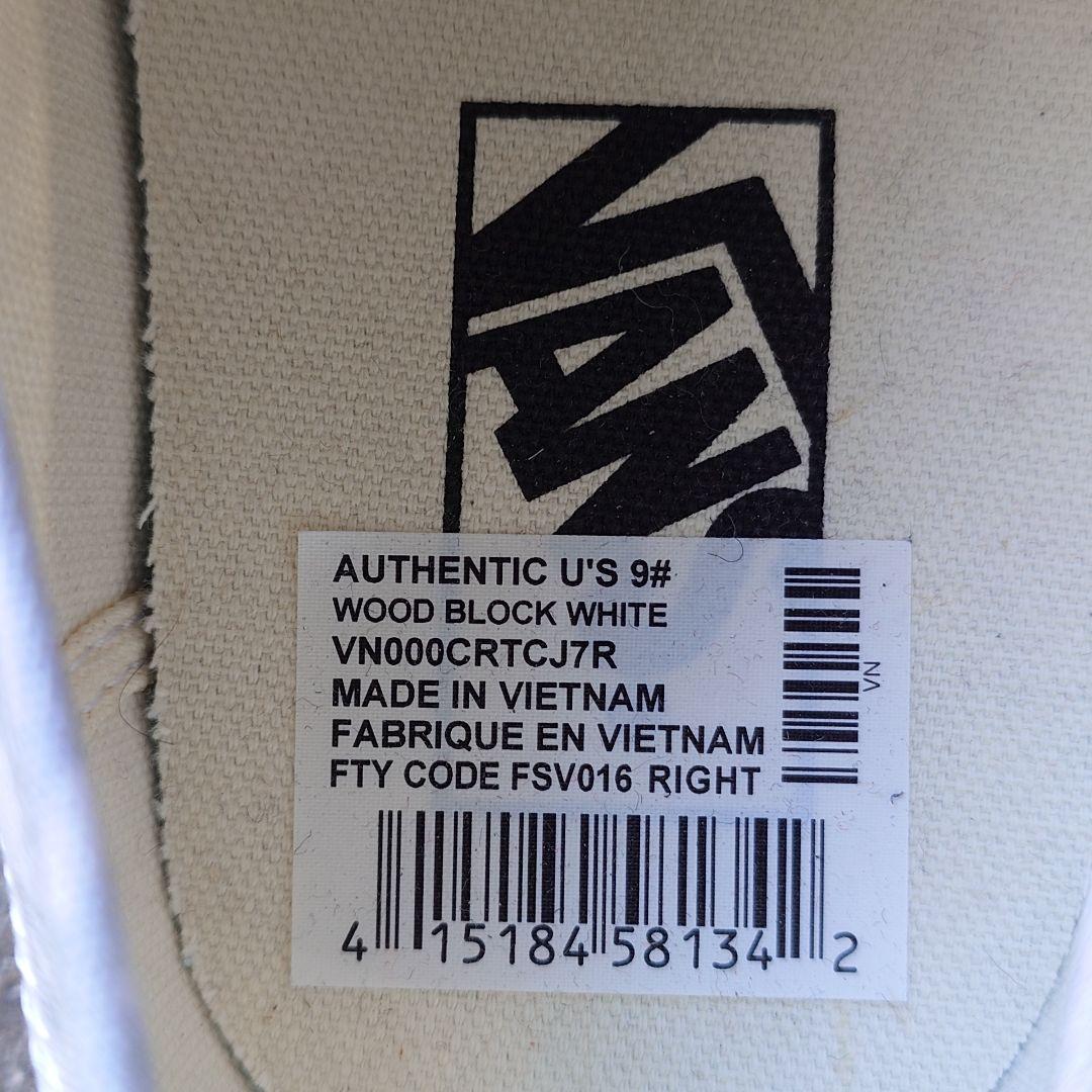新品未使用　VANS US企画　9インチ　オーセンティック　フラワー