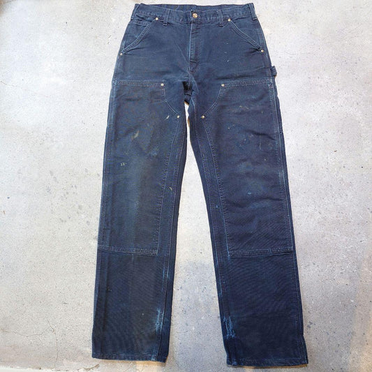 CARHARTT double knee black W32 L34 Made in USA