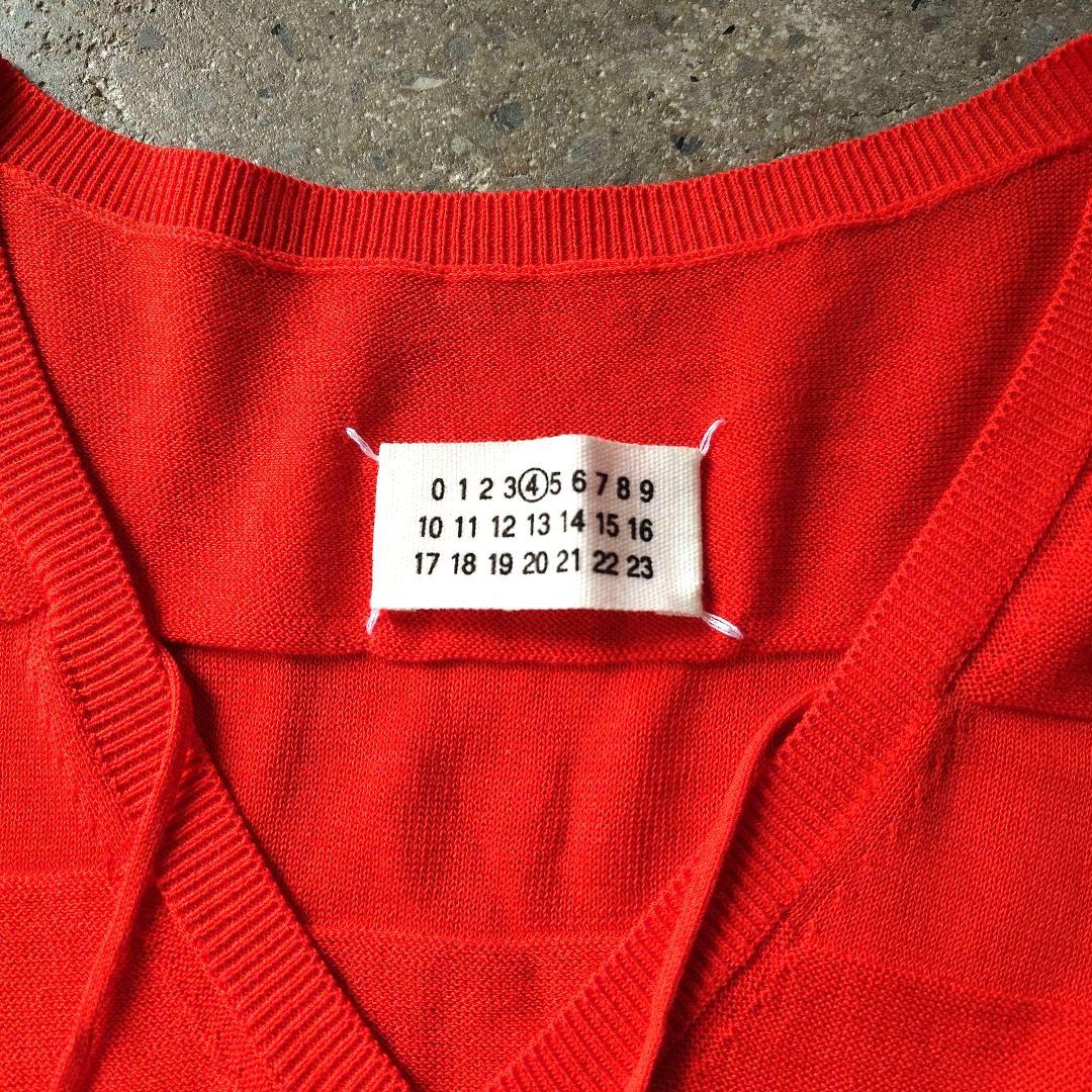 MARTIN MARGIELA women knit マルタン・マルジェラ　本人期　ノースリーブ　ニット　S ここのえ代理店　シルク混