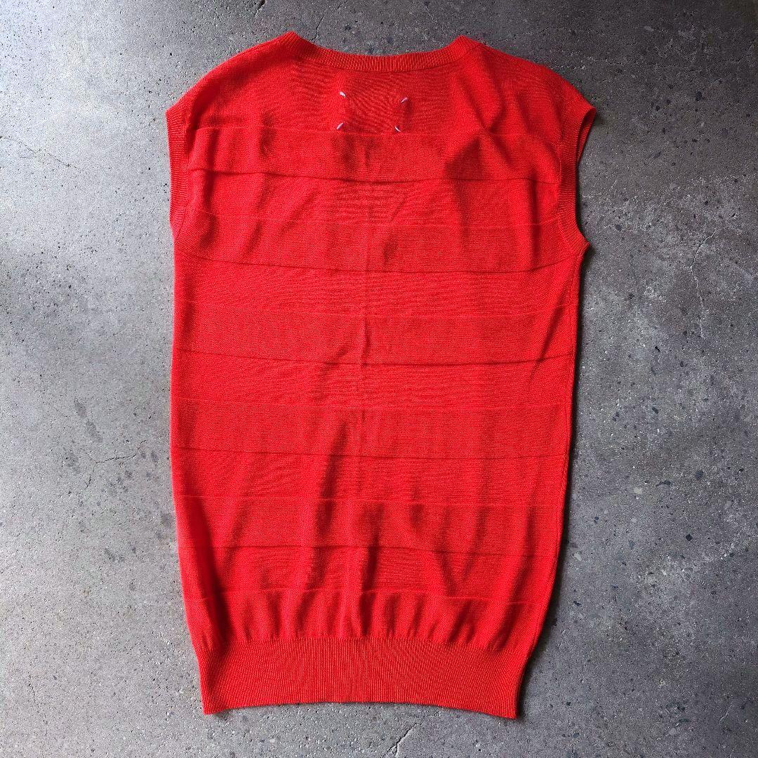 MARTIN MARGIELA women knit マルタン・マルジェラ　本人期　ノースリーブ　ニット　S ここのえ代理店　シルク混