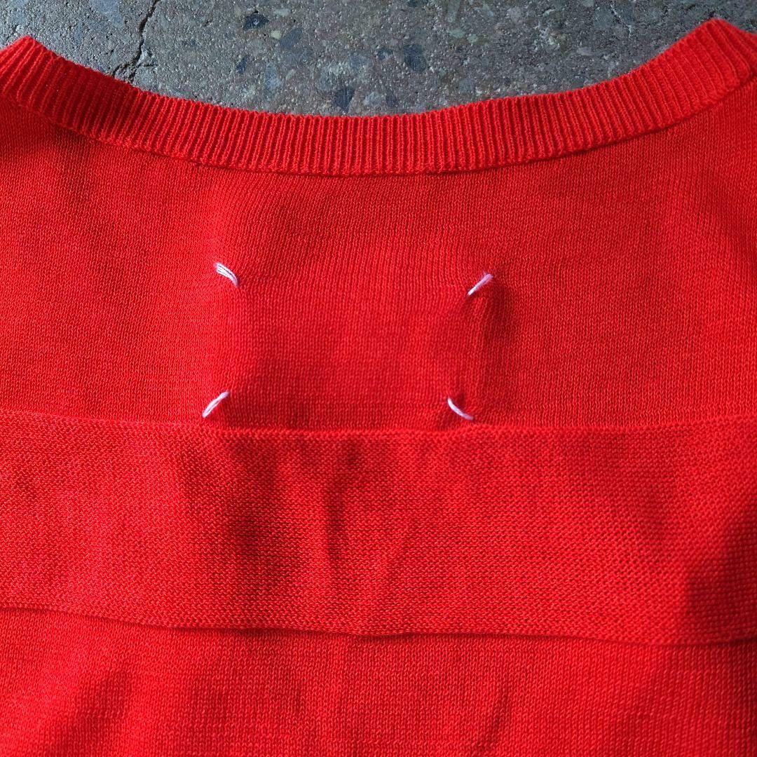 MARTIN MARGIELA women knit マルタン・マルジェラ　本人期　ノースリーブ　ニット　S ここのえ代理店　シルク混