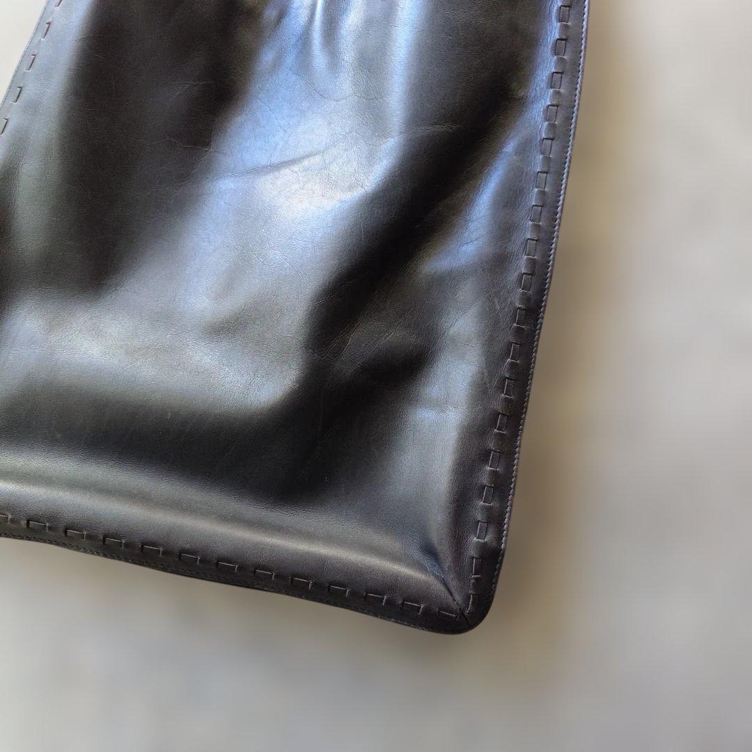 OLD COACH Leather totebag black