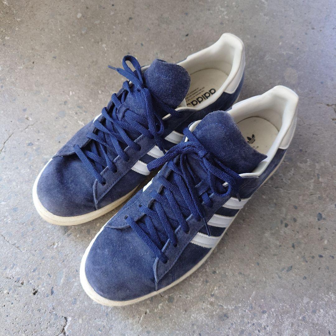 ADIDAS 80's CAMPUS lethaer sneaker 91/2 28cm