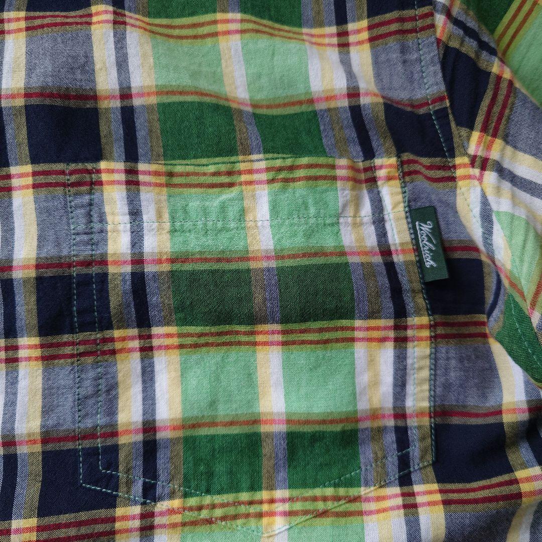90s woolrich cotton madras check shirts M