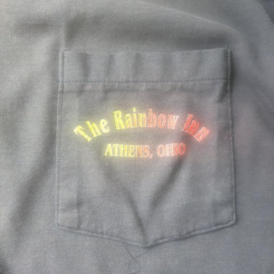 95’　vintage fruits of the loom bike  pocket tee