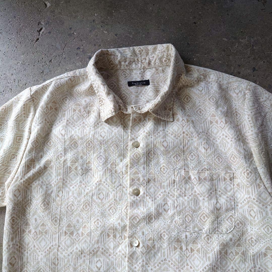 VAN HEUSEN old batik print shirts S