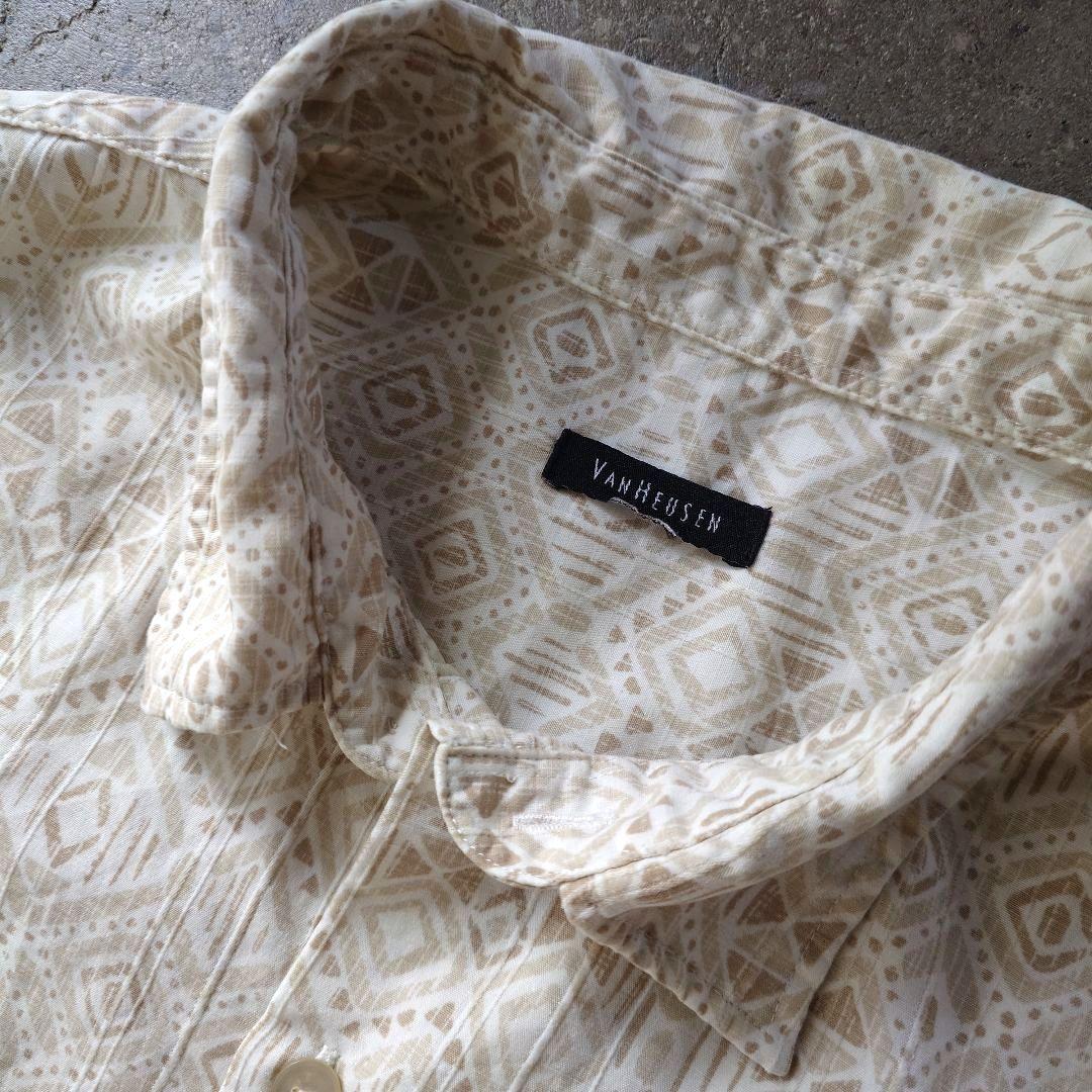 VAN HEUSEN old batik print shirts S