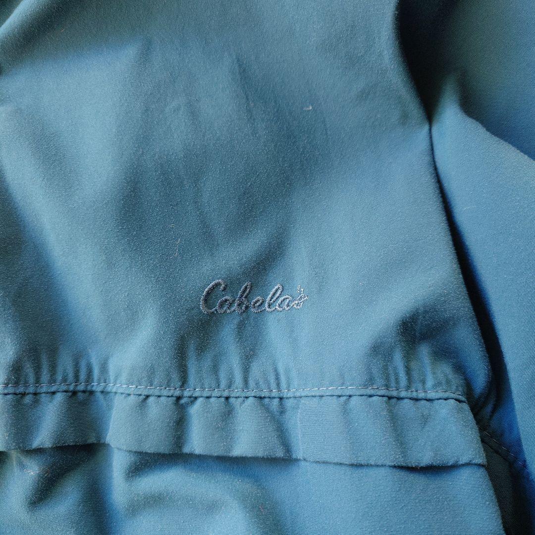 Cabelas outdoor nylon fleece warmup jacket