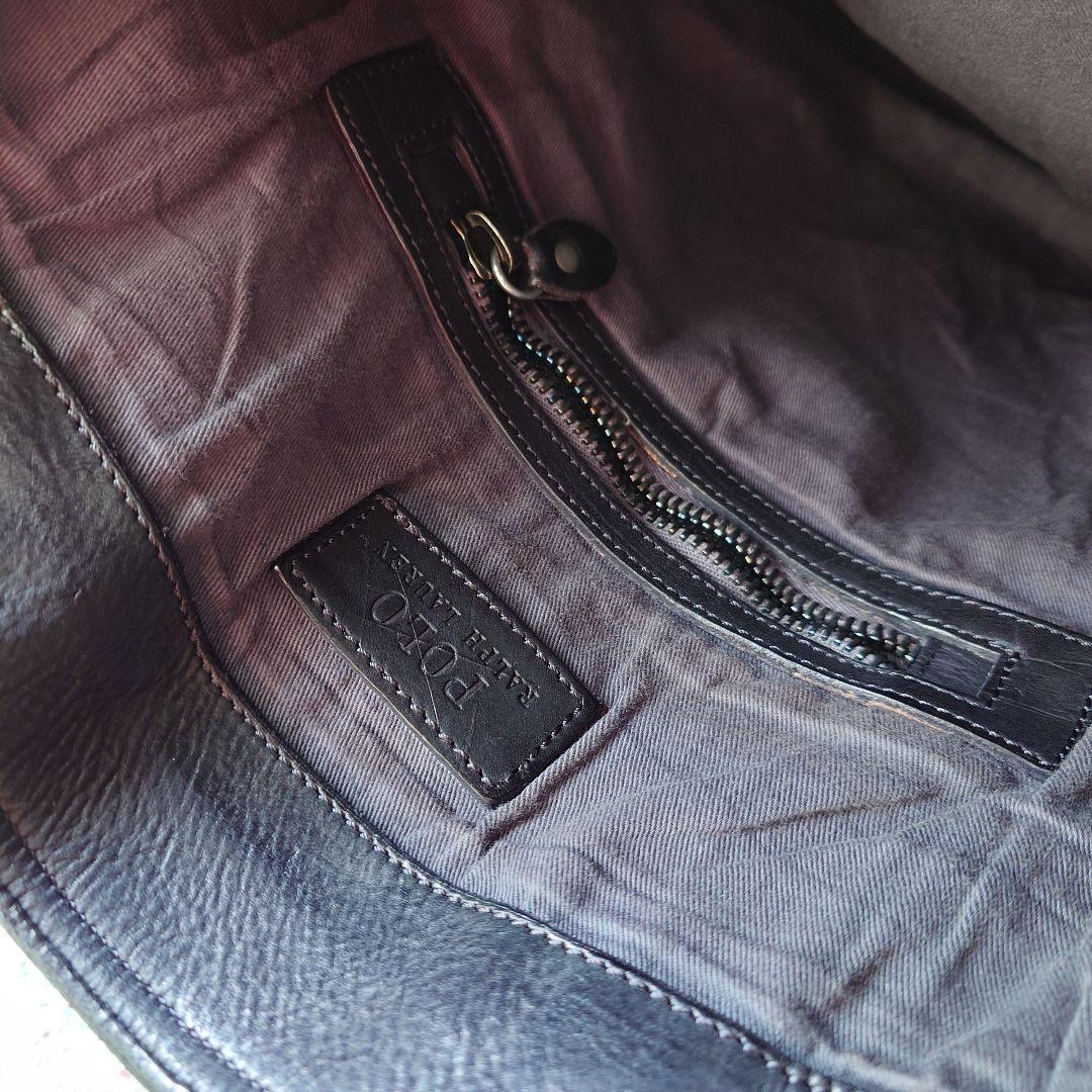 POLO RALPHLAUREN　Leather riders bag D pocket ポロラルフローレン　レザーライダースバッグ