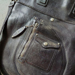 画像をギャラリービューアに読み込む, POLO RALPHLAUREN　Leather riders bag D pocket ポロラルフローレン　レザーライダースバッグ
