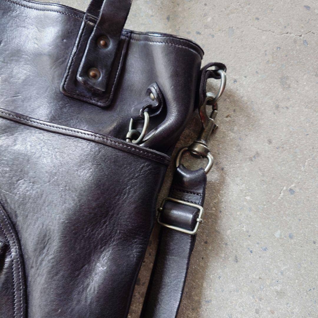 POLO RALPHLAUREN　Leather riders bag D pocket ポロラルフローレン　レザーライダースバッグ