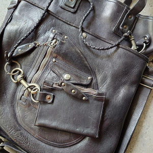POLO RALPHLAUREN　Leather riders bag D pocket ポロラルフローレン　レザーライダースバッグ