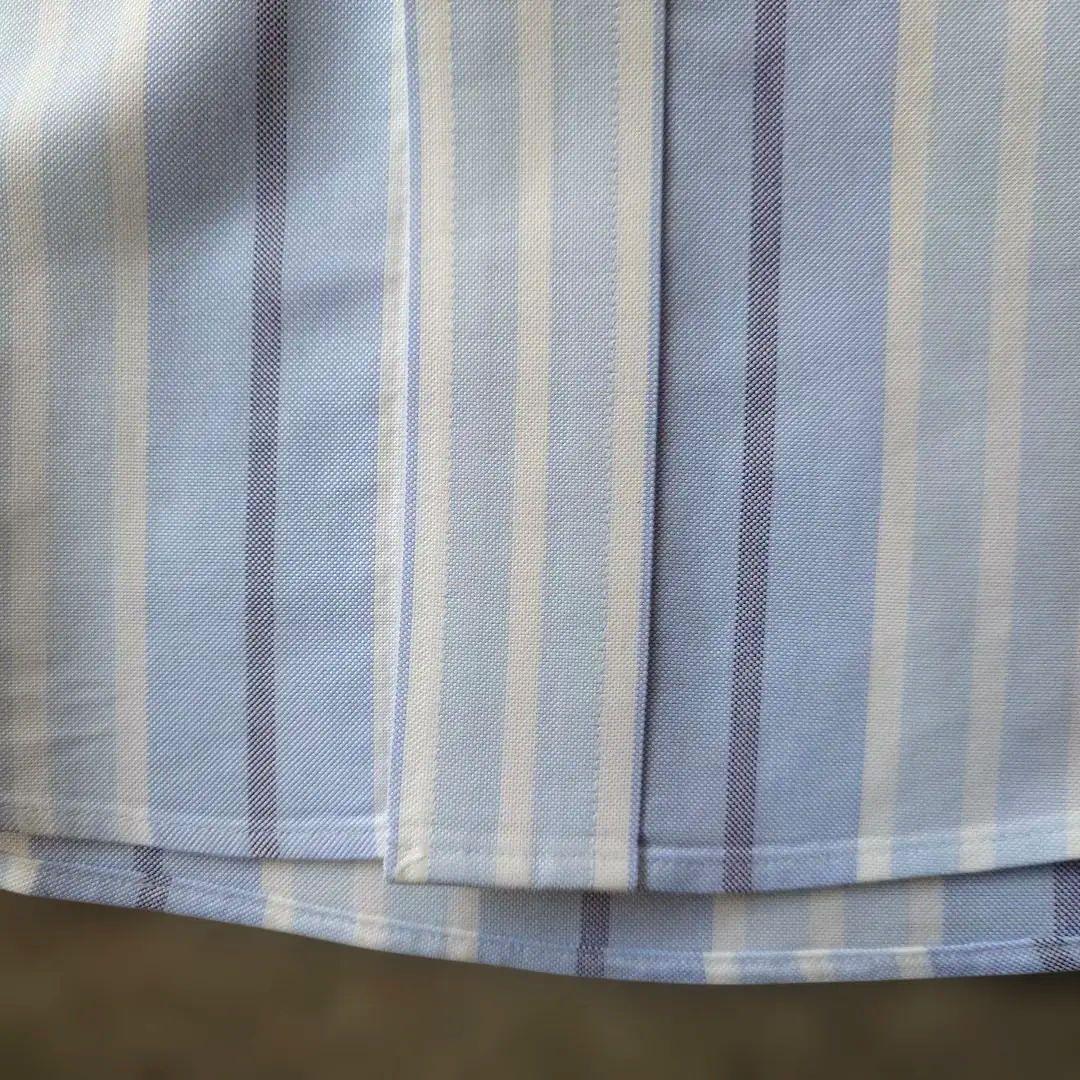 346 Brooksbrothers stripw shirts M