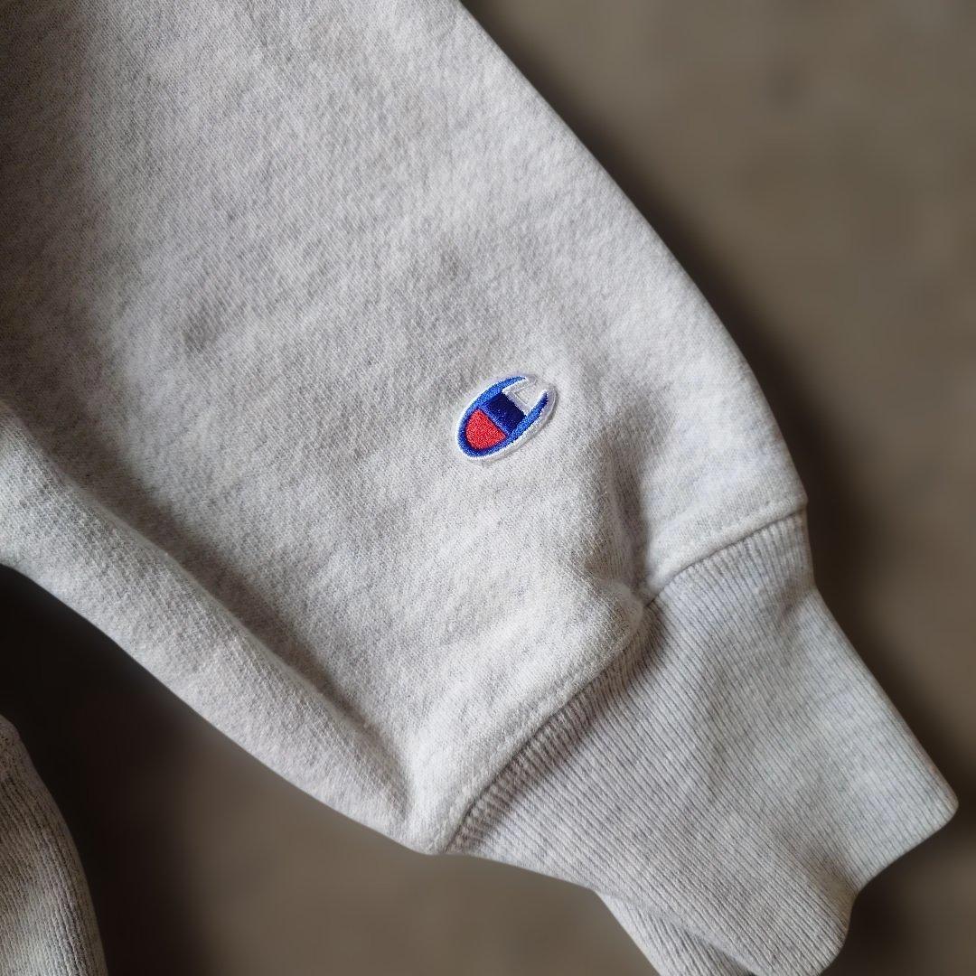 00s champion reverse weave sweat parka grey M