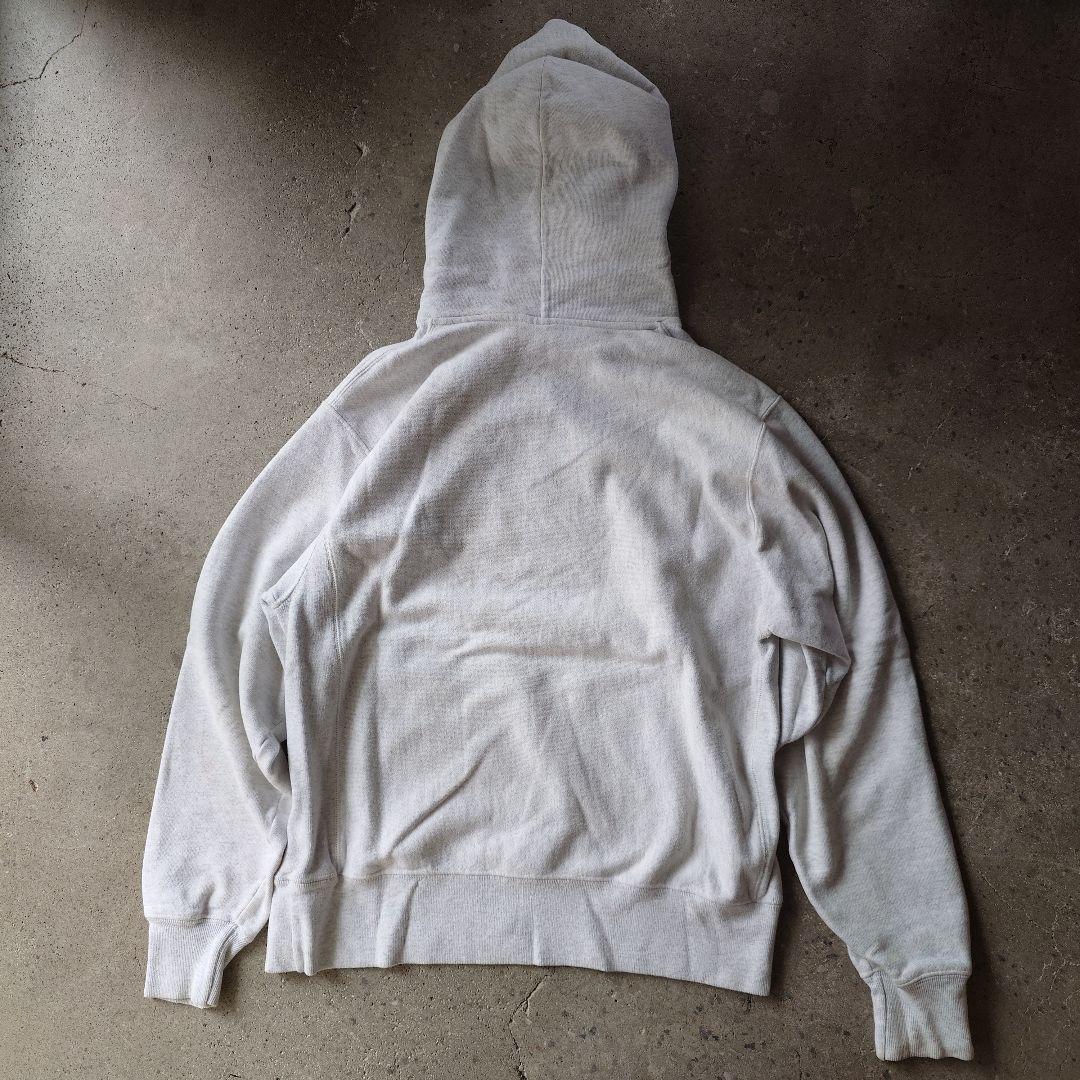 00s champion reverse weave sweat parka grey M