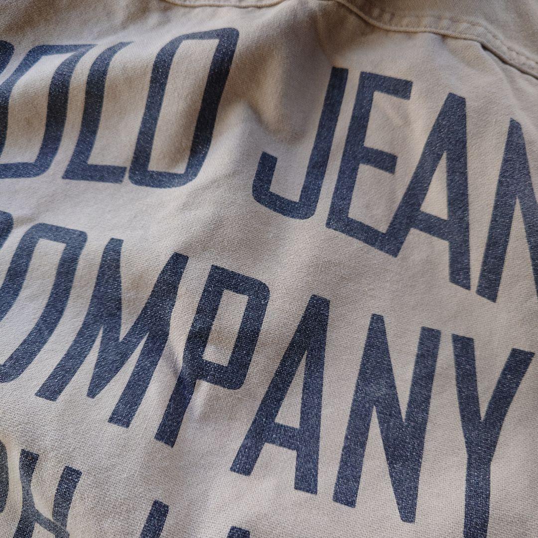 POLOJEANS fireman bench coat stencil print