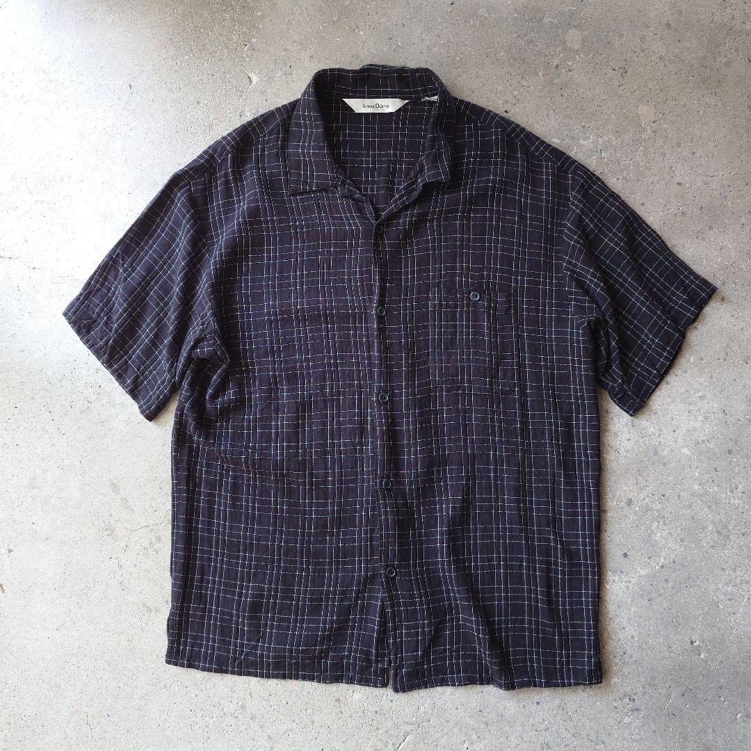 ARROW rayon open collar shirts L