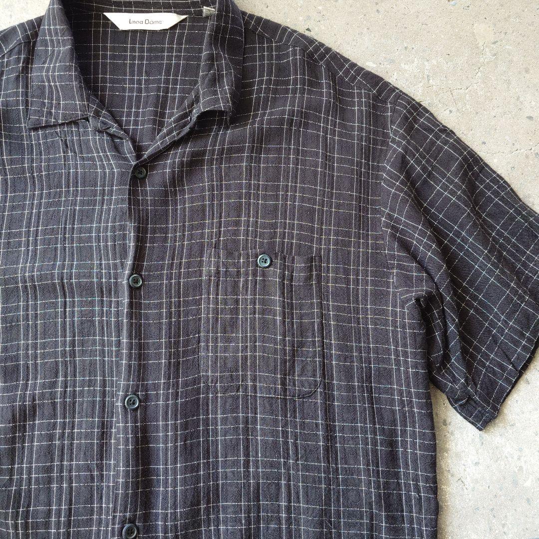 ARROW rayon open collar shirts L