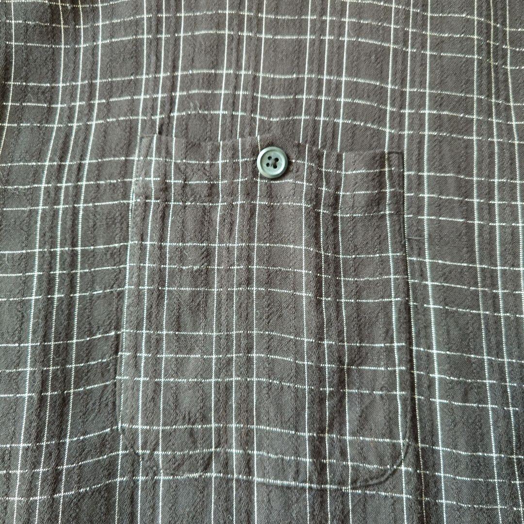 ARROW rayon open collar shirts L