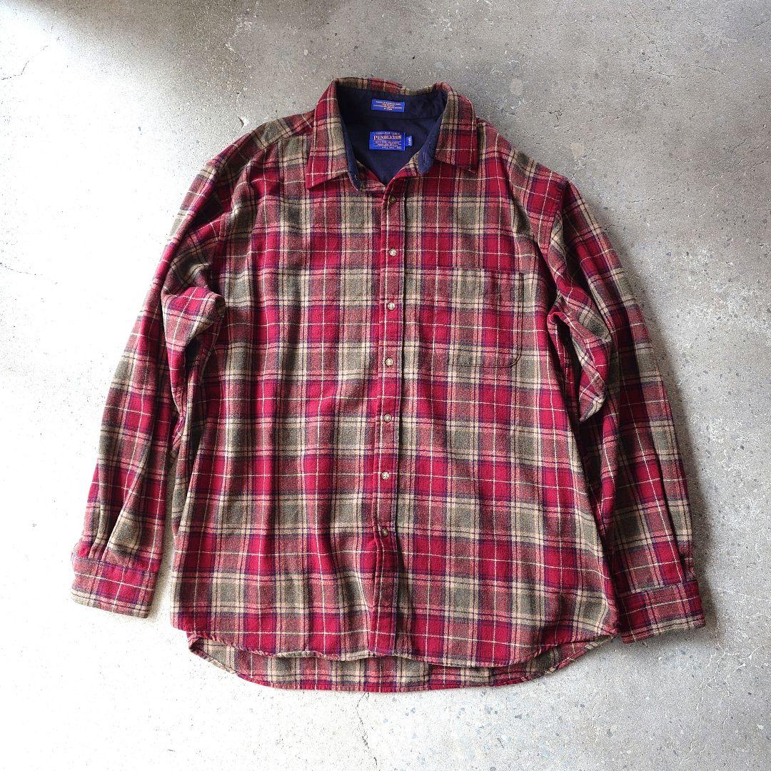 pendlton wool check shirts ペンドルトン　チエック　ウールシャツ　XXL
