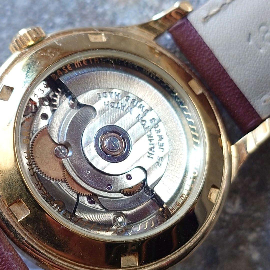 Hamilton　antique watch automatic ハミルトン　腕時計　裏スケルトン　オートマチック