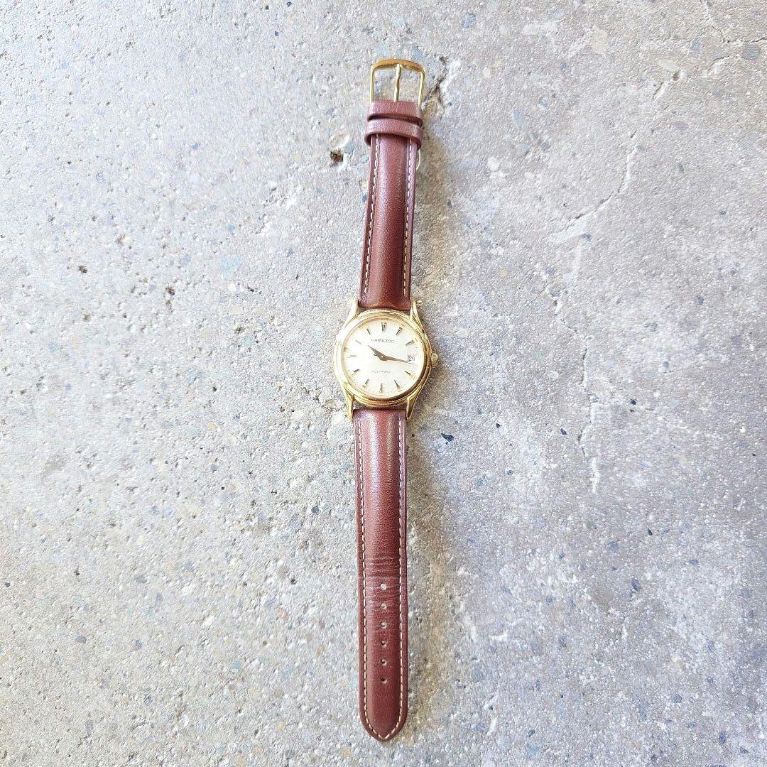 Hamilton　antique watch automatic ハミルトン　腕時計　裏スケルトン　オートマチック
