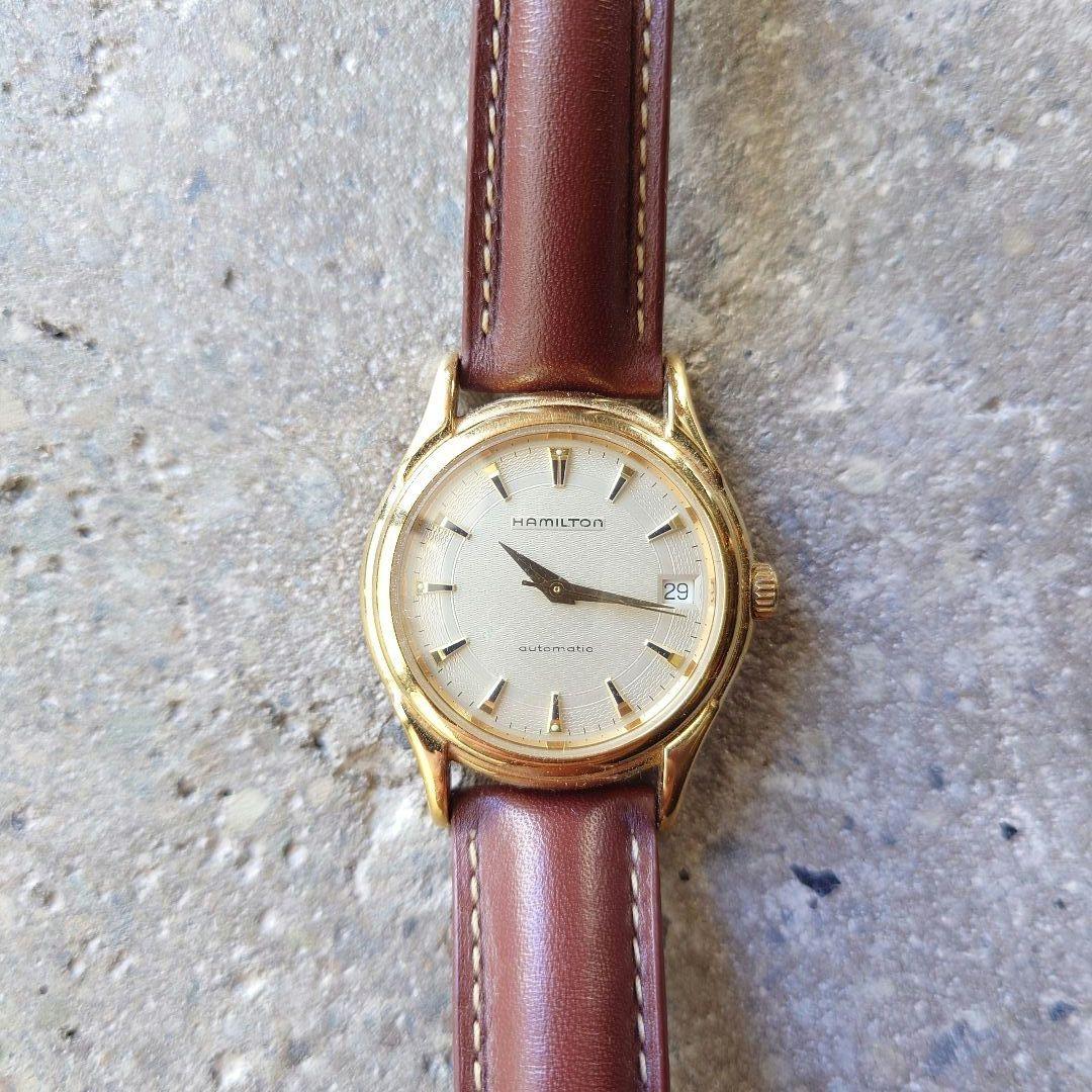 Hamilton　antique watch automatic ハミルトン　腕時計　裏スケルトン　オートマチック