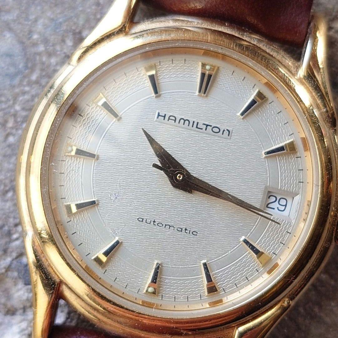 Hamilton　antique watch automatic ハミルトン　腕時計　裏スケルトン　オートマチック