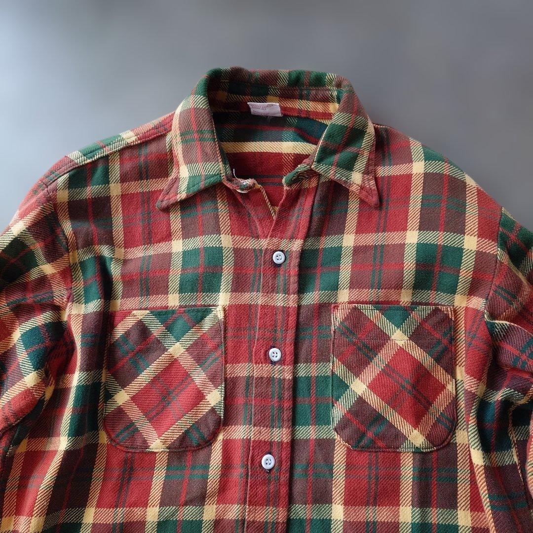 BIGMAC 80s made in USA flannel shirts L
