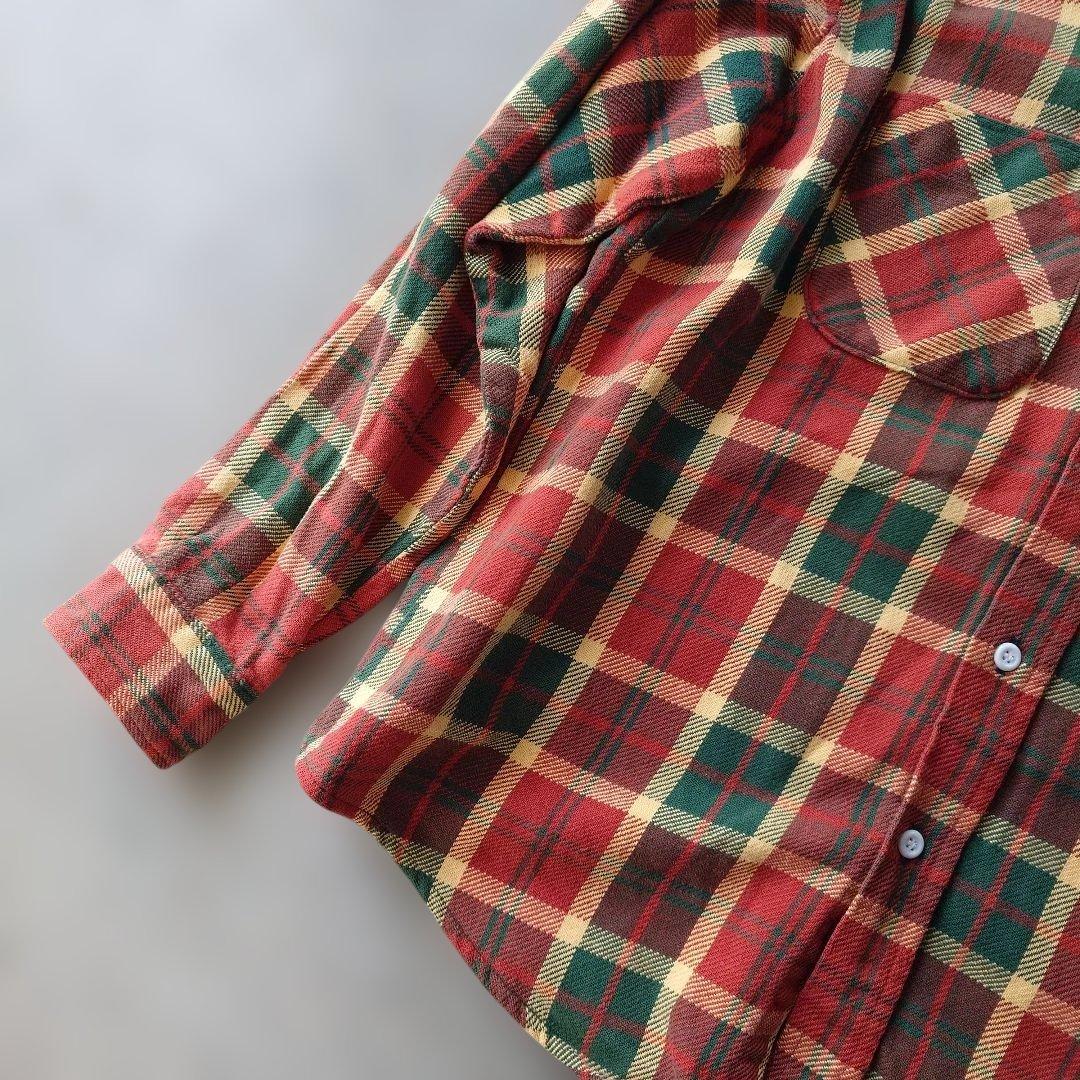 BIGMAC 80s made in USA flannel shirts L