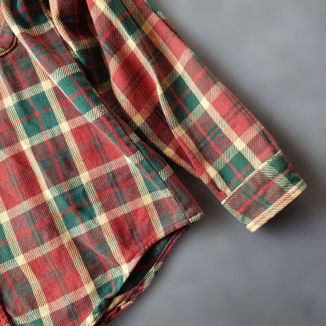 BIGMAC 80s made in USA flannel shirts L