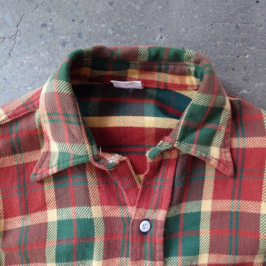 BIGMAC 80s made in USA flannel shirts L
