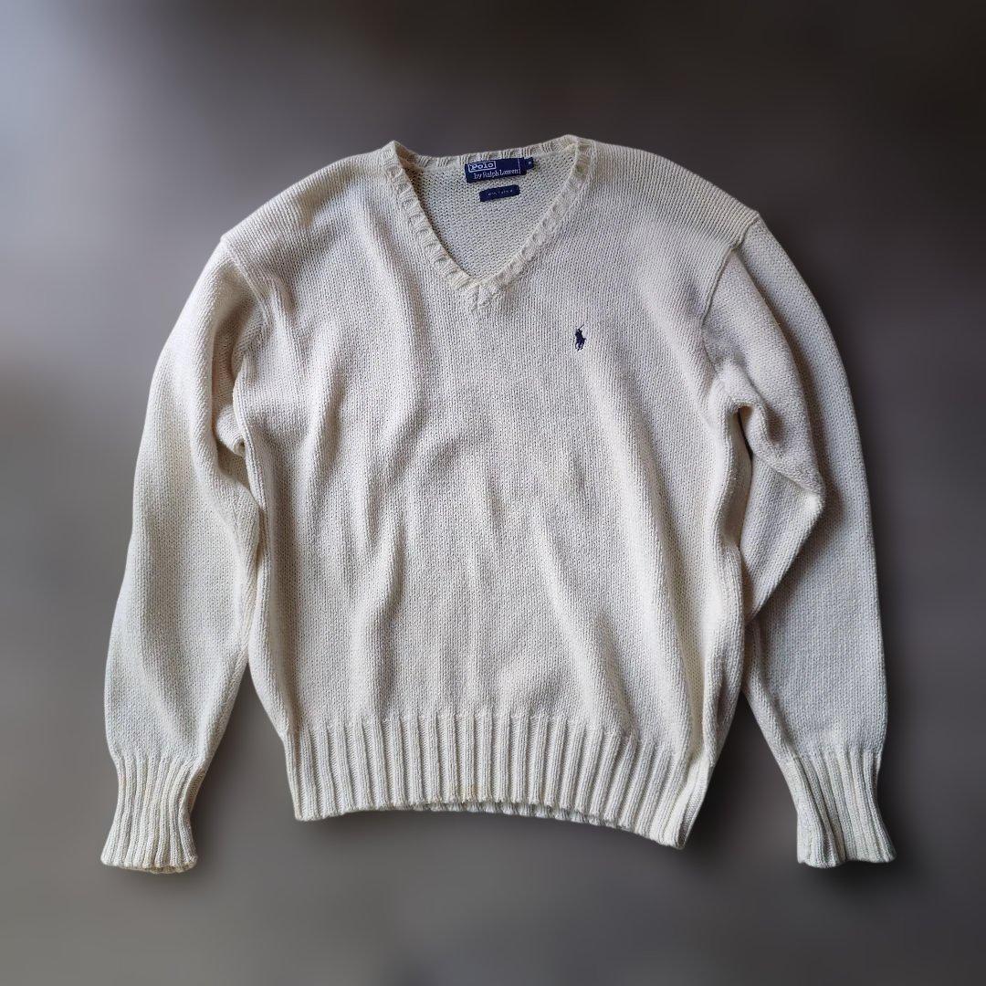 90s poloralphlauren cotton knit S