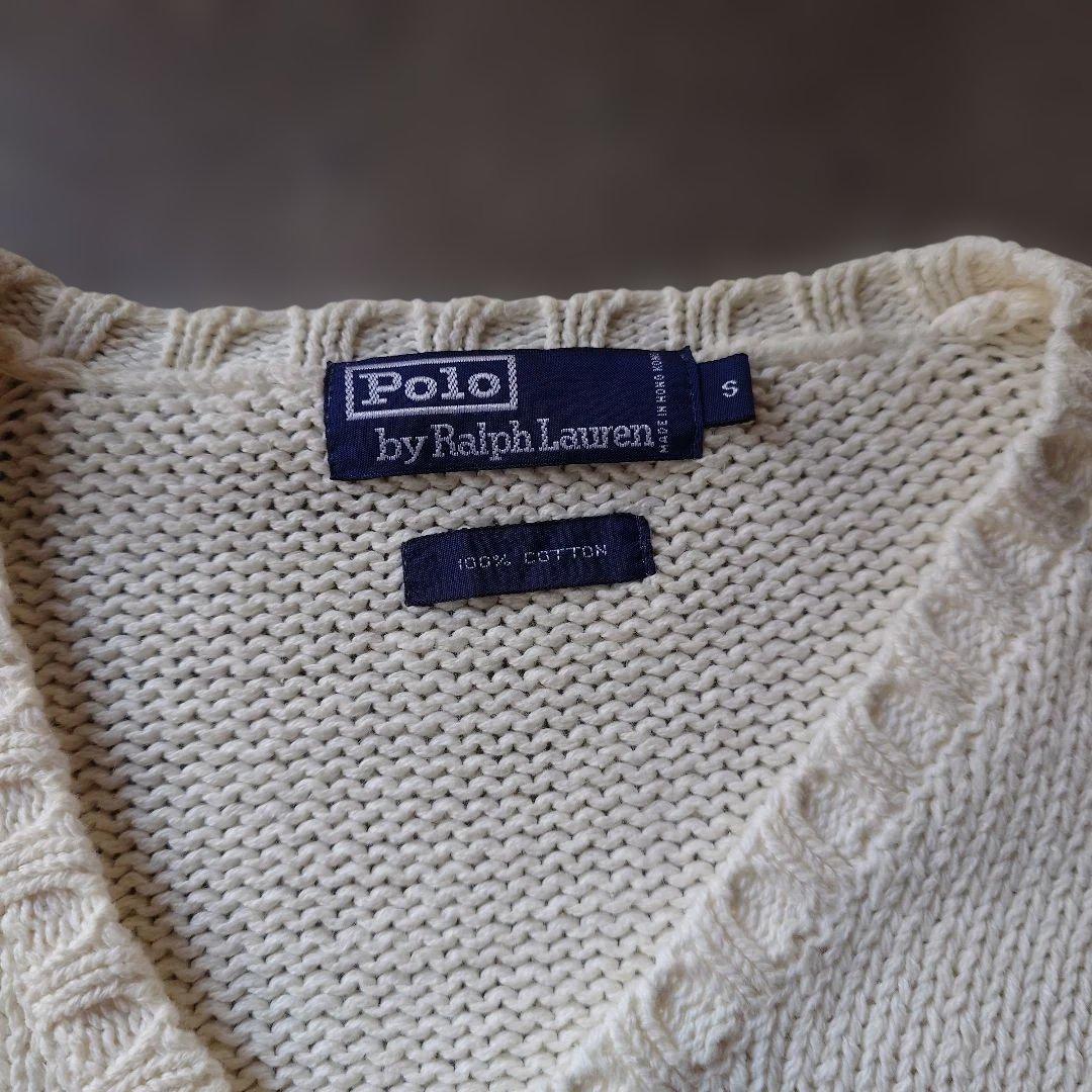90s poloralphlauren cotton knit S