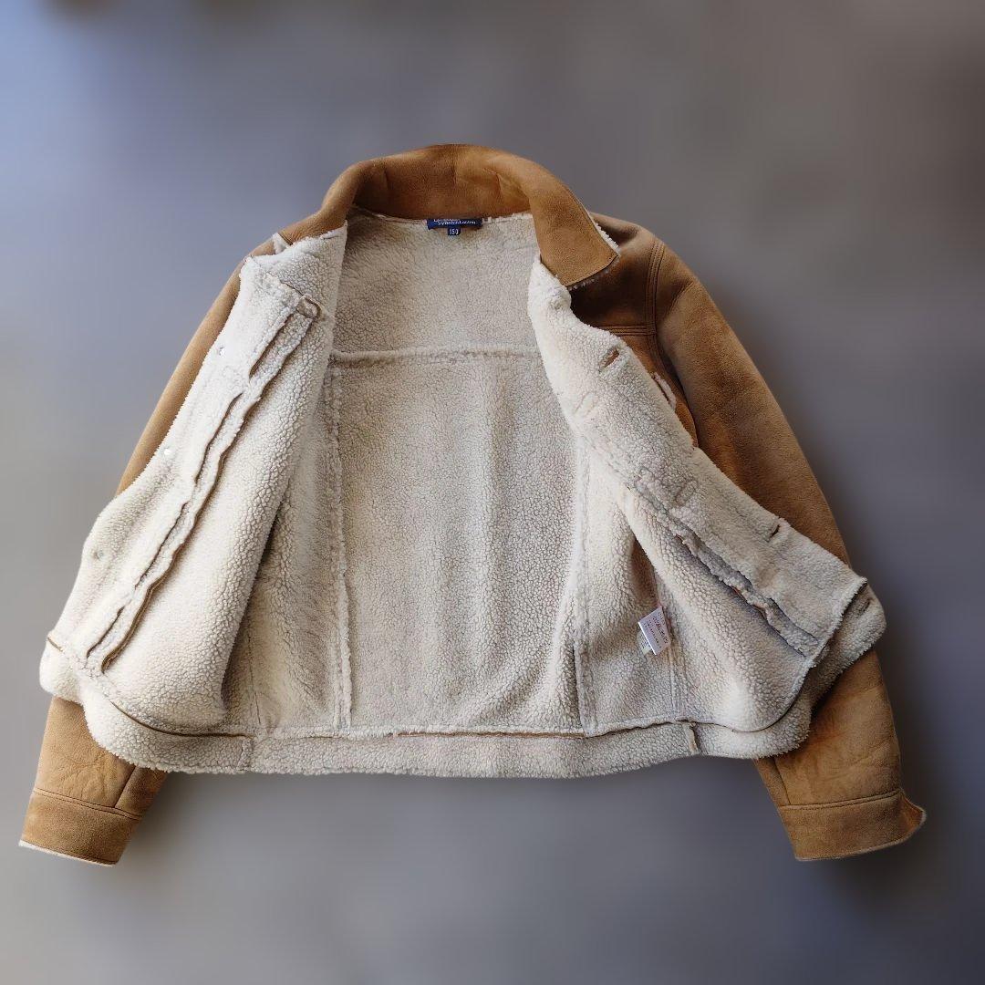 poloralphlauren 90s women sheepskin jacket 150