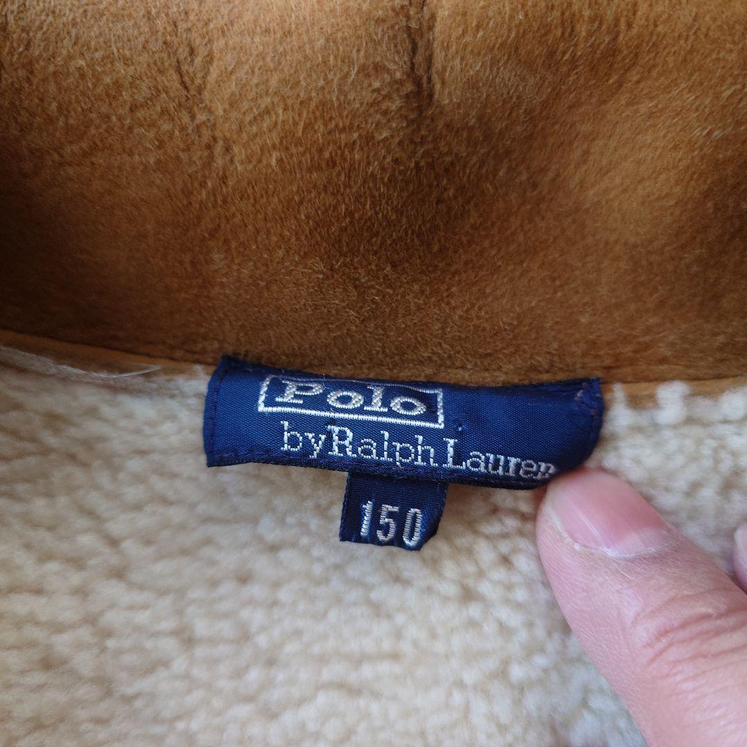 poloralphlauren 90s women sheepskin jacket 150