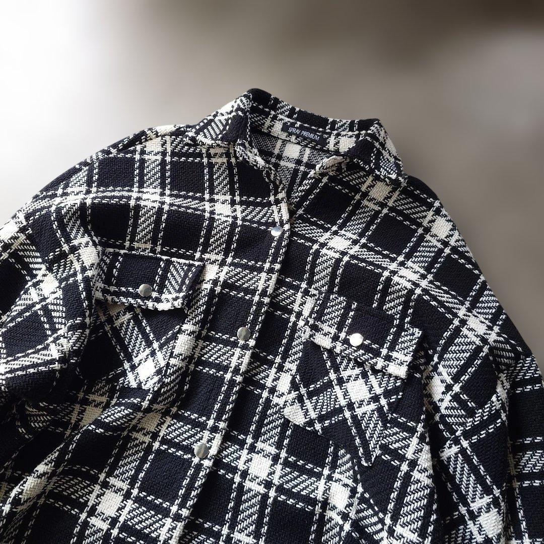 used cotton shirts check jacket