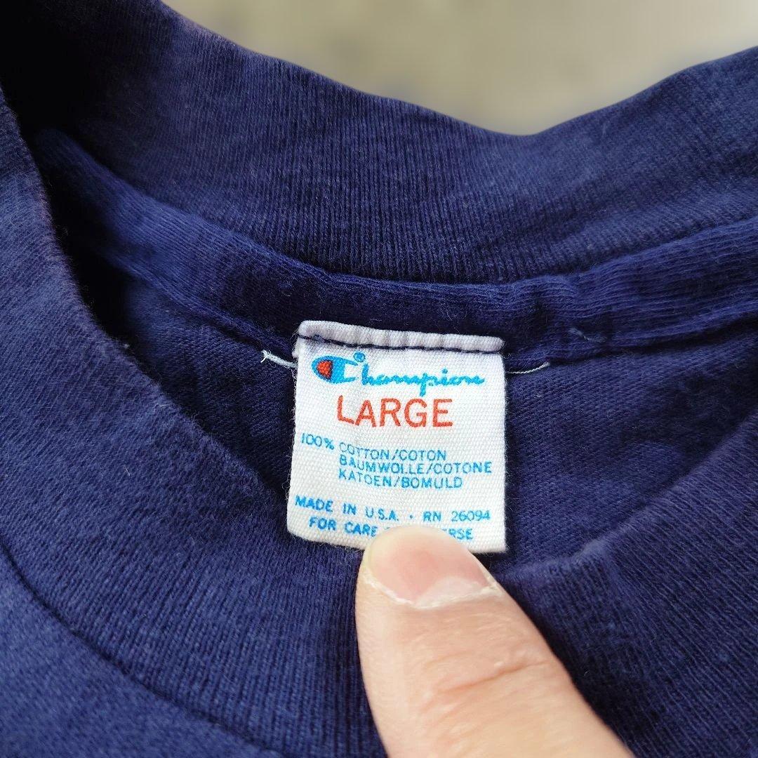 90s Trico Champion YALE print tee L